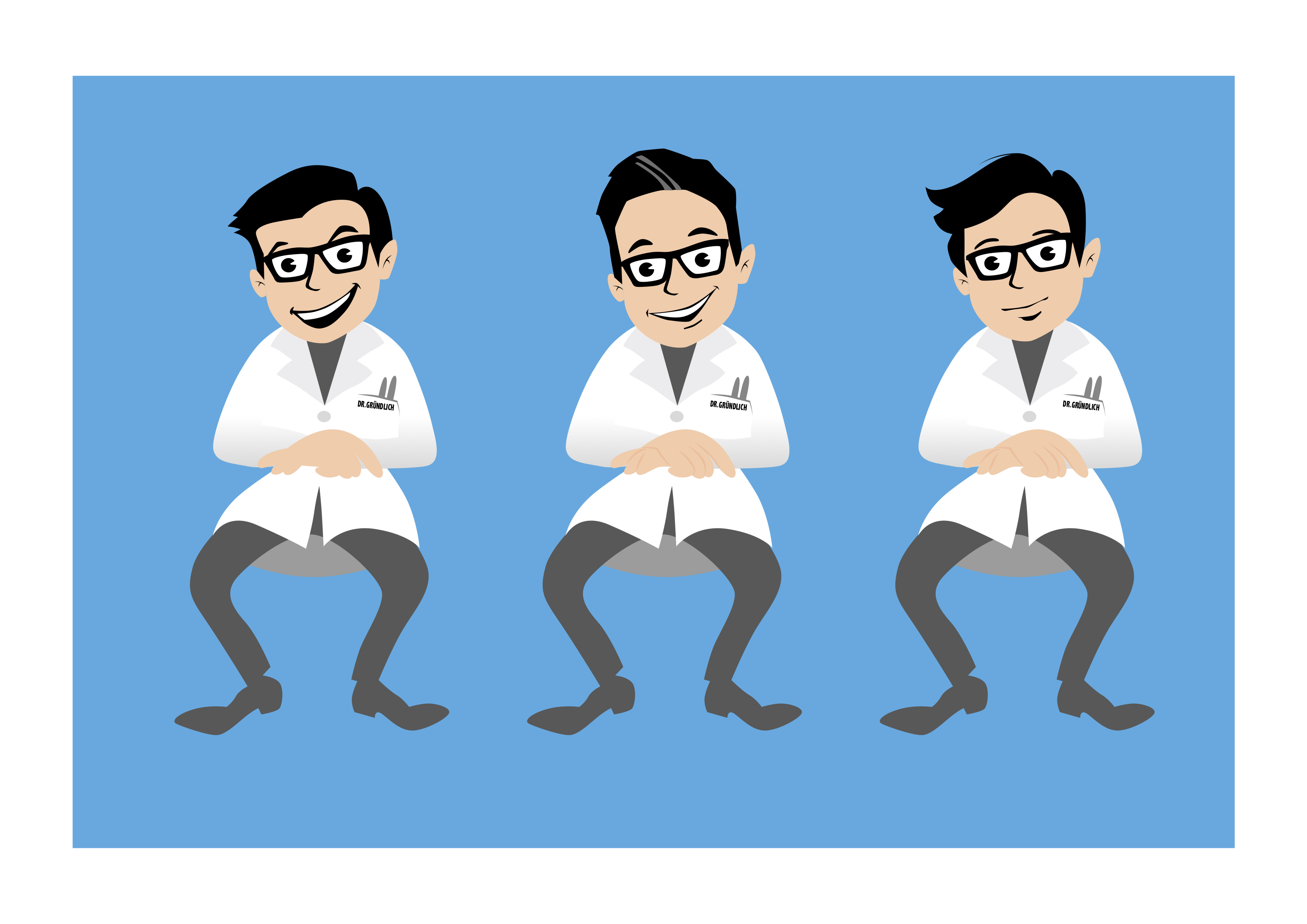 Final Doctor stretch | vectorized