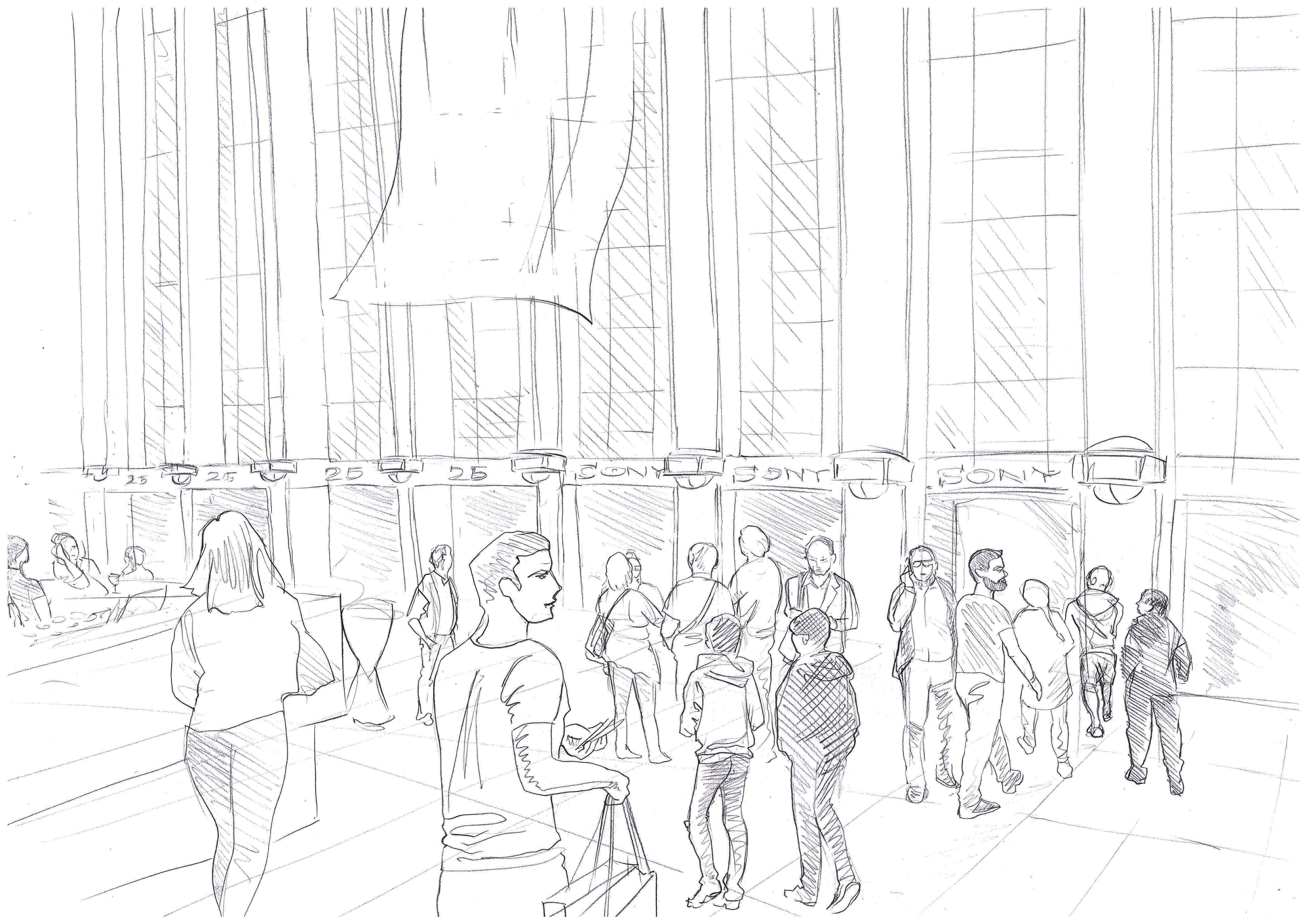 IFA 2018 ENTRANCE | pencil on paper
